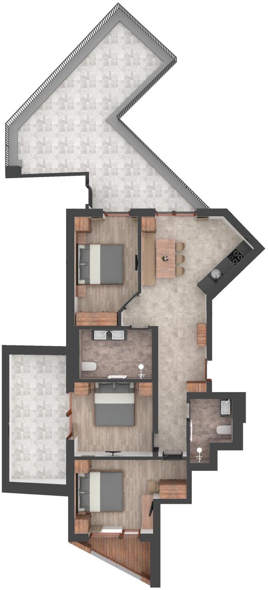 Aparthotel Fernblick Фісс Екстер'єр фото